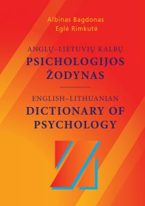 Anglų-lietuvių kalbų psichologijos žodynas. Apie 17000 žodžių