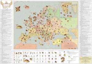 Europos mitinių būtybių žemėlapis