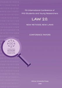 7th International Conference of PhD Students and Young Researchers. Law 2.0.: new methods, new laws.