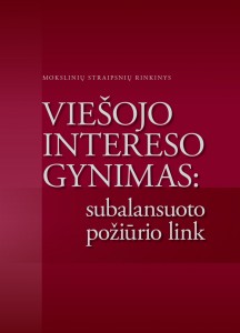  Viešojo intereso gynimas: subalansuoto požiūrio link